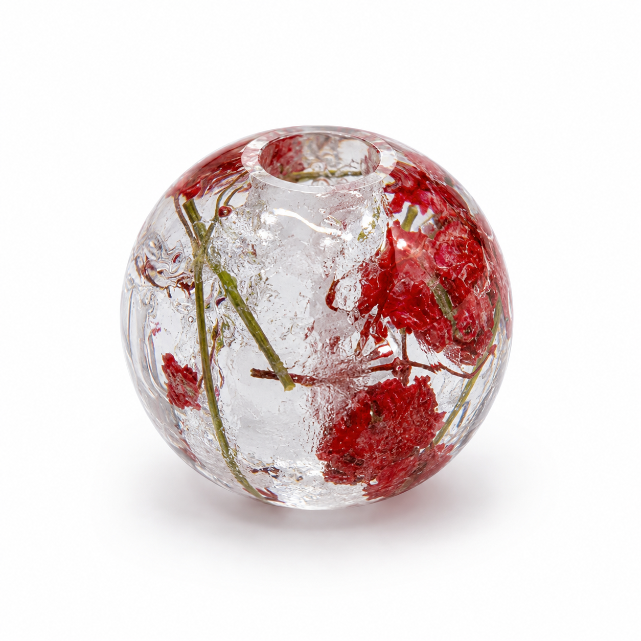 Carmine (Rich crimson florals)